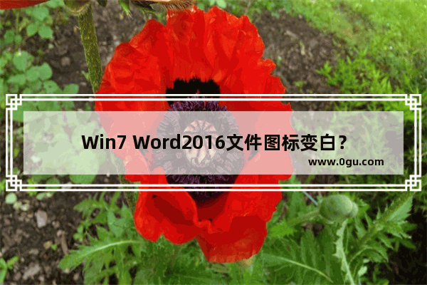 Win7 Word2016文件图标变白？Win7 Office2016图标异常修复方法分享