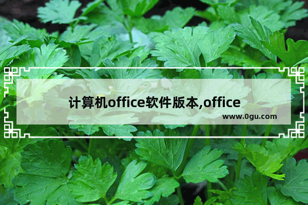 计算机office软件版本,office哪个版本最好用，你在用的office是哪个版本