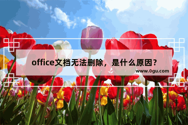 office文档无法删除，是什么原因？