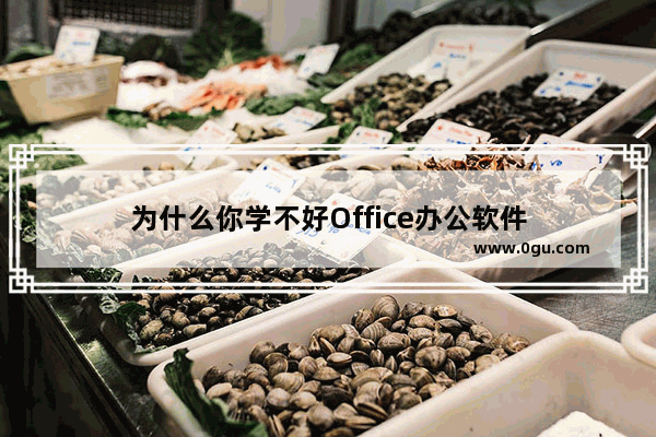 为什么你学不好Office办公软件