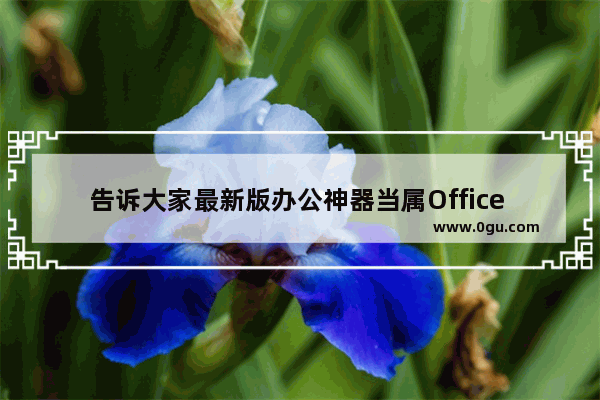 告诉大家最新版办公神器当属Office 365