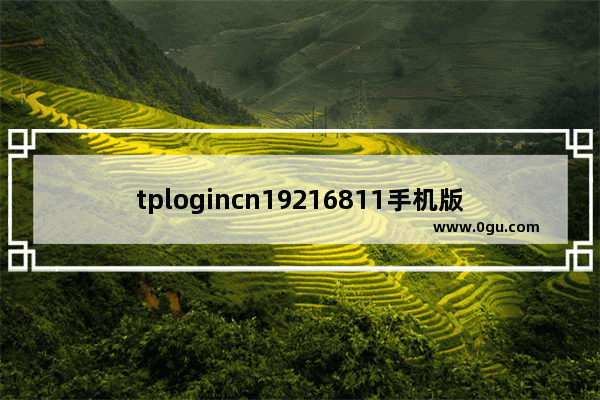 tplogincn19216811手机版