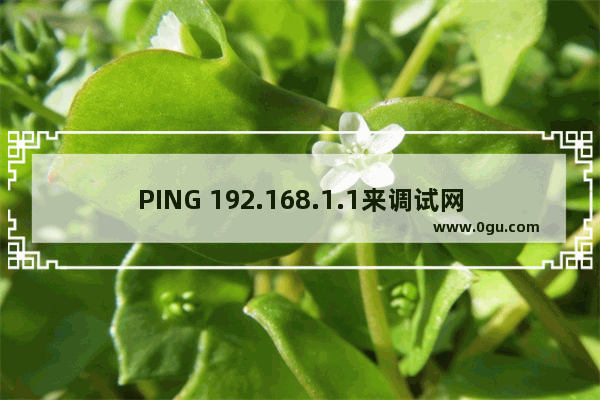 PING 192.168.1.1来调试网上邻人 192.168.1.1打不开