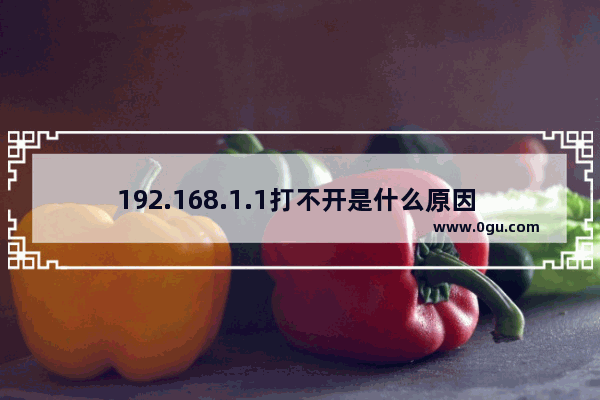 192.168.1.1打不开是什么原因 192.168.1.1无法显示网页