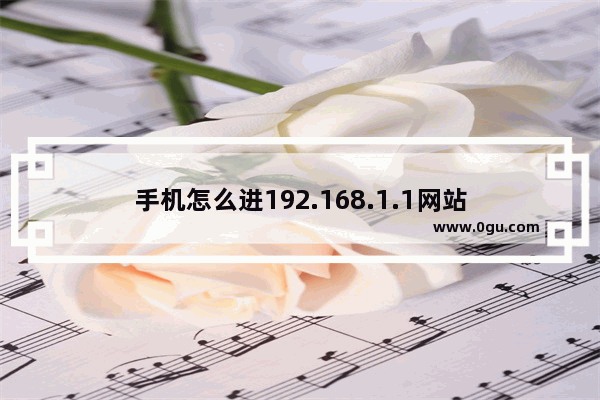 手机怎么进192.168.1.1网站