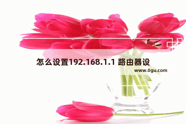 怎么设置192.168.1.1 路由器设置修改密码