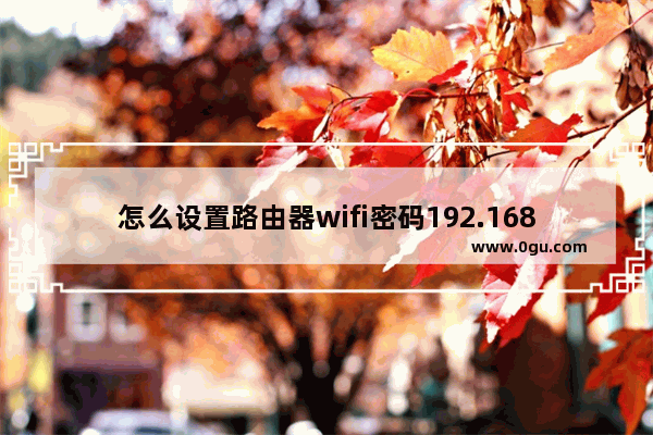 怎么设置路由器wifi密码192.168.1.1（wifi密码管理员密码在哪里看）