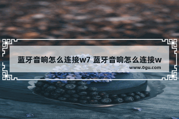 蓝牙音响怎么连接w7 蓝牙音响怎么连接w7系统