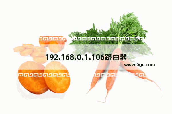 192.168.0.1.106路由器