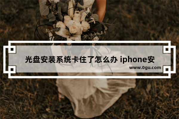 光盘安装系统卡住了怎么办 iphone安装系统卡住了怎么办