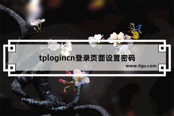 tplogincn登录页面设置密码