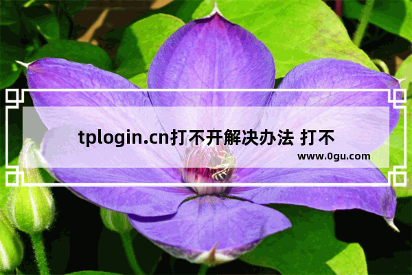 tplogin.cn打不开解决办法 打不开tplogin