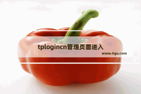 tplogincn管理页面进入