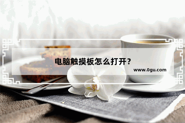 电脑触摸板怎么打开？