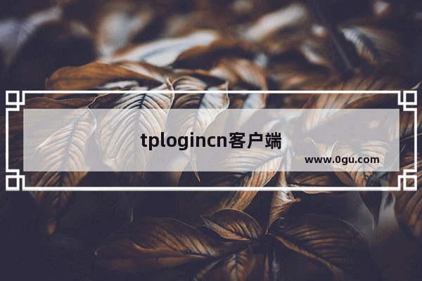 tplogincn客户端