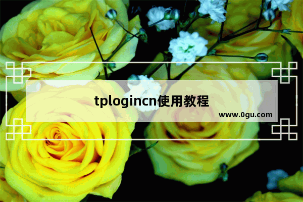 tplogincn使用教程