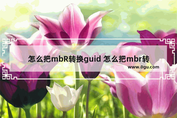 怎么把mbR转换guid 怎么把mbr转换gpt