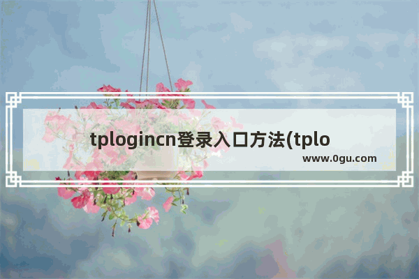 tplogincn登录入口方法(tplogin进入路由器界面)