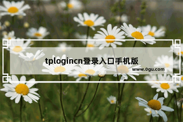 tplogincn登录入口手机版