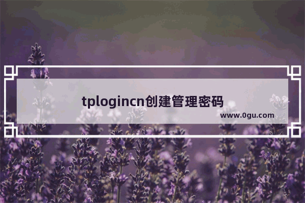 tplogincn创建管理密码