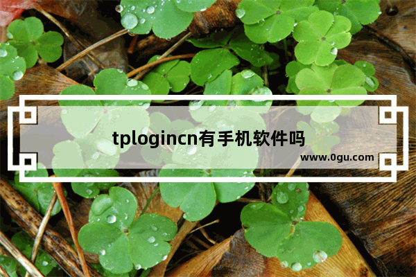 tplogincn有手机软件吗