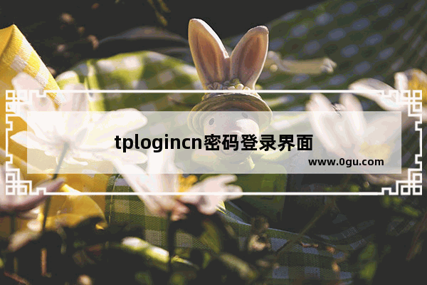 tplogincn密码登录界面