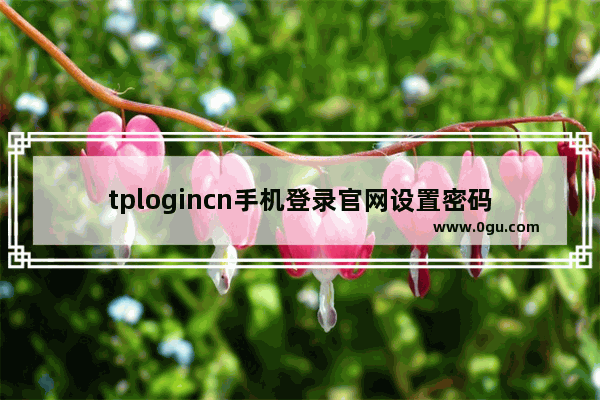 tplogincn手机登录官网设置密码