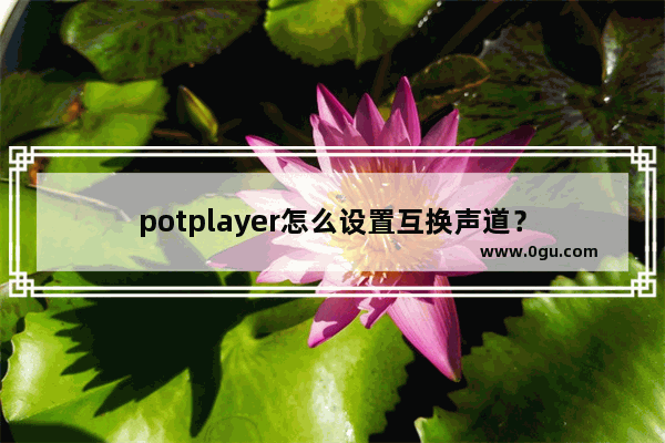 potplayer怎么设置互换声道？