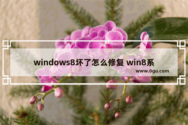 windows8坏了怎么修复 win8系统故障了怎么办