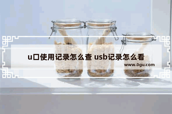 u口使用记录怎么查 usb记录怎么看