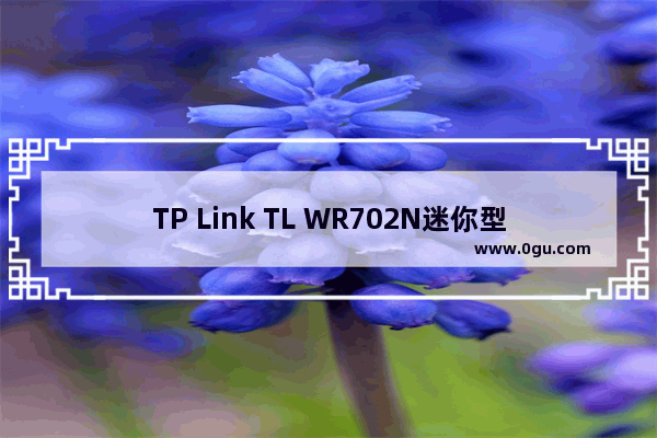 TP Link TL WR702N迷你型无线路由器Router模式设置上网