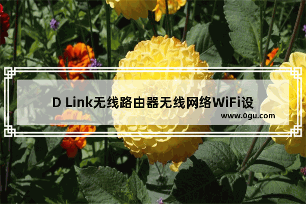 D Link无线路由器无线网络WiFi设置图文介绍