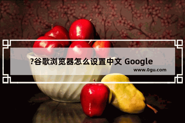 ?谷歌浏览器怎么设置中文 Google Chrome设置为中文界面的方法教程