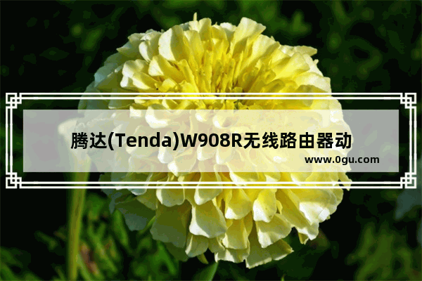 腾达(Tenda)W908R无线路由器动态IP上网设置教程