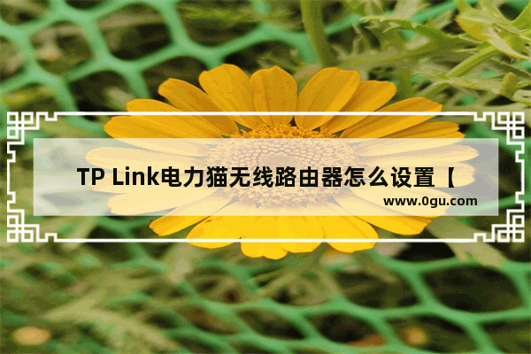 TP Link电力猫无线路由器怎么设置【设置步骤】