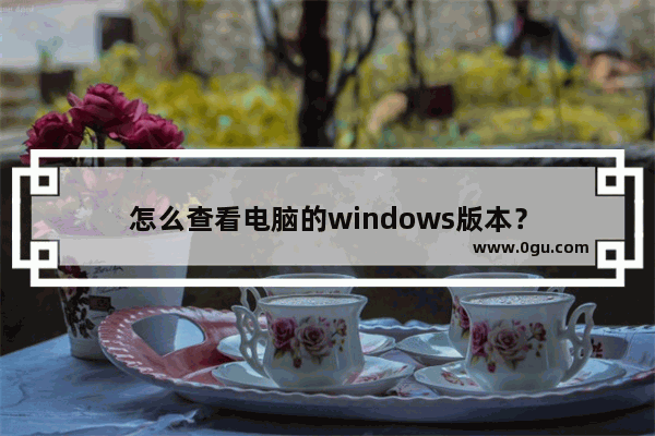 怎么查看电脑的windows版本？