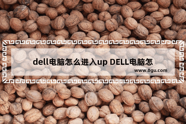 dell电脑怎么进入up DELL电脑怎么进入PE