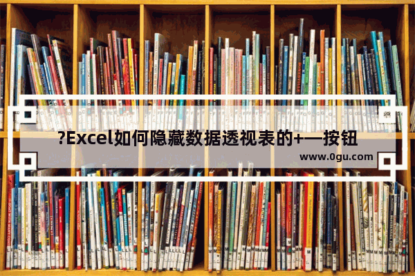 ?Excel如何隐藏数据透视表的+—按钮和字段标题 Excel表格隐藏或显示+—按钮和字段标题的方法教程