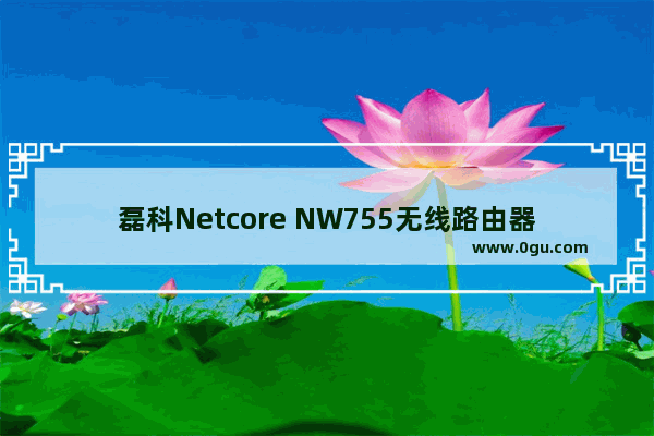 磊科Netcore NW755无线路由器如何恢复出厂设置？