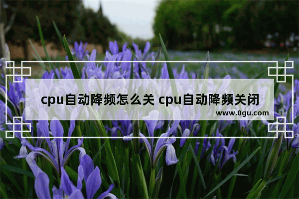 cpu自动降频怎么关 cpu自动降频关闭有什么危害吗