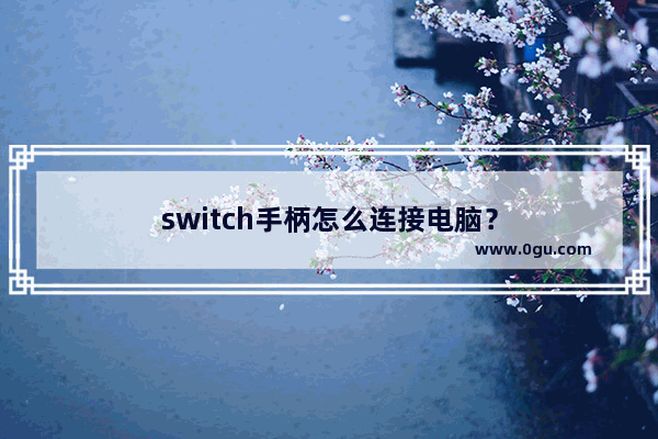 switch手柄怎么连接电脑？