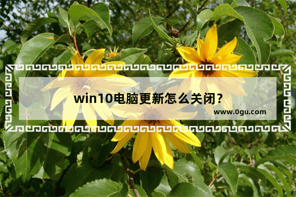 win10电脑更新怎么关闭？