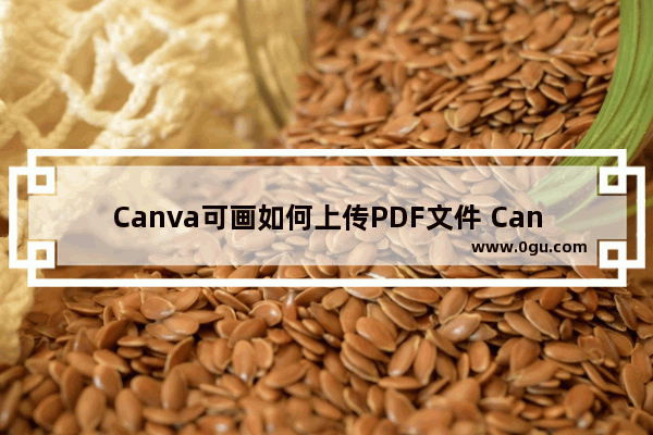 Canva可画如何上传PDF文件 Canva可画上传PDF文件的方法