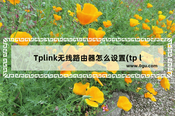 Tplink无线路由器怎么设置(tp link路由器怎么设置)