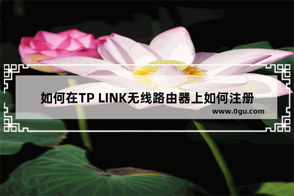 如何在TP LINK无线路由器上如何注册花生壳账号？