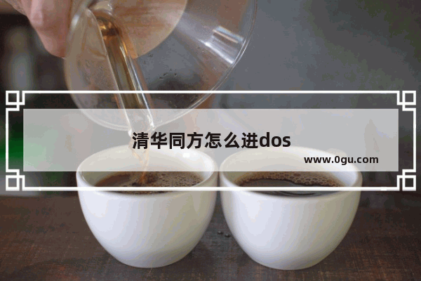 清华同方怎么进dos