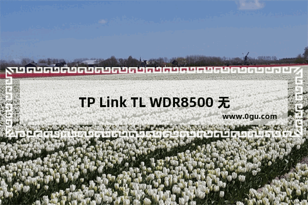 TP Link TL WDR8500 无线路由器WDS无线桥接设置