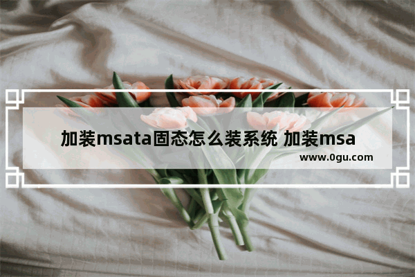 加装msata固态怎么装系统 加装msata后