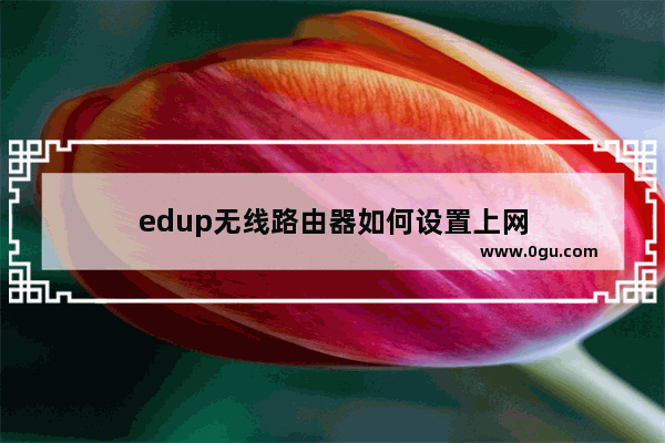 edup无线路由器如何设置上网