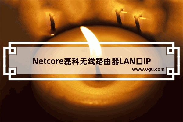 Netcore磊科无线路由器LAN口IP地址修改方法